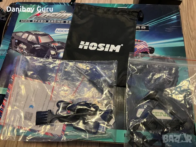 RC Високоскоростна 1:10 Hosim RC Monster Truck 48+ KMH 4X4 Off-Road RC , снимка 3 - Коли, камиони, мотори, писти - 49595606