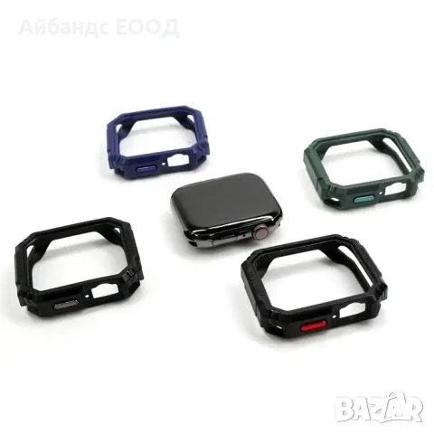 Силиконов кейс за Apple Watch SE2/SE/9/8/7/6/5/4, снимка 3 - Други - 49410724