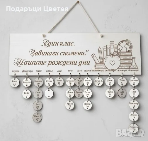 Табло,, Нашите рождени дни", снимка 3 - Други - 51948952