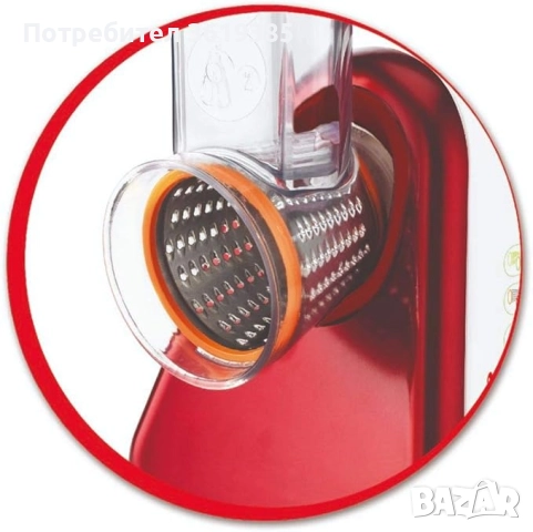   Електрическо ренде Moulinex Fresh Express с 5 приставки , снимка 5 - Аксесоари за кухня - 52848319