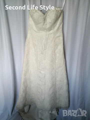 Сватбена рокля Sincerity Bridal р-р L-XL - цвят слонова кост, снимка 5 - Сватбени рокли - 52973174