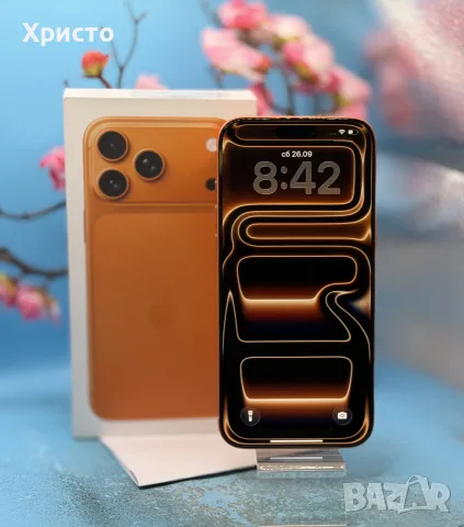 ГАРАНЦИОНЕН!!! Apple iPhone 17 Pro Max, 256GB, 5G, Cosmic Orange