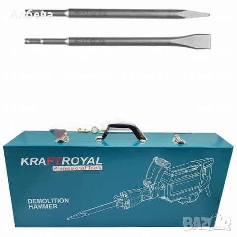 Къртач на ток 2400W в метален куфар, снимка 4 - Къртачи - 53479526