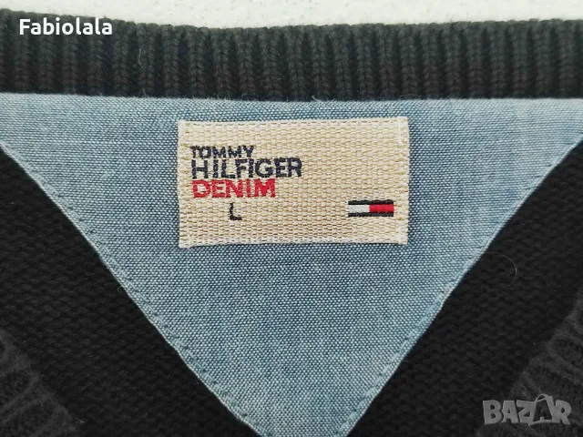 Tommy Hilfiger sweater L, снимка 3 - Пуловери - 48687405