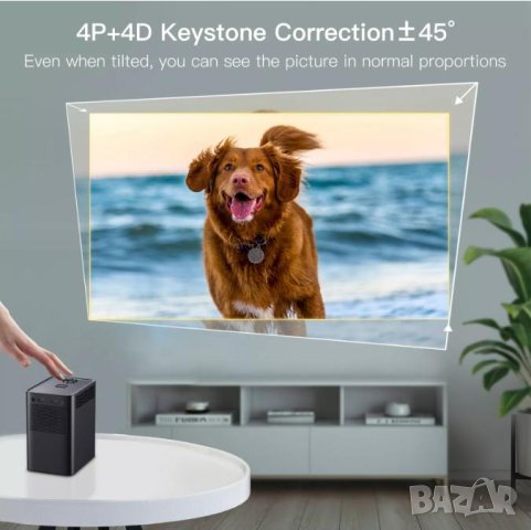 S30™ MAX® 4P 4D 4K Ultra HD WiFi Смарт Мултимедиен Проектор Android Screen Mirroring Екран Клониране, снимка 10 - Плейъри, домашно кино, прожектори - 41371709