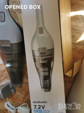 Ръчна прахосмукачка Black&Decker, "DUSTBUSTER" с Li-Ion батерия, С аксесоари, 7.2 V, 1.5 Ah, тип NVC, снимка 8 - Прахосмукачки - 41714980