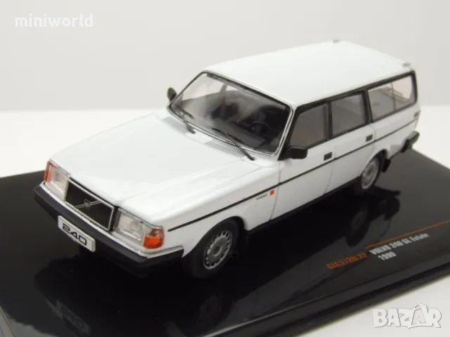 Volvo 240 GL Kombi 1990 - мащаб 1:43 на ixo models моделът е нов в PVC дисплей-кейс, снимка 2 - Колекции - 49719601