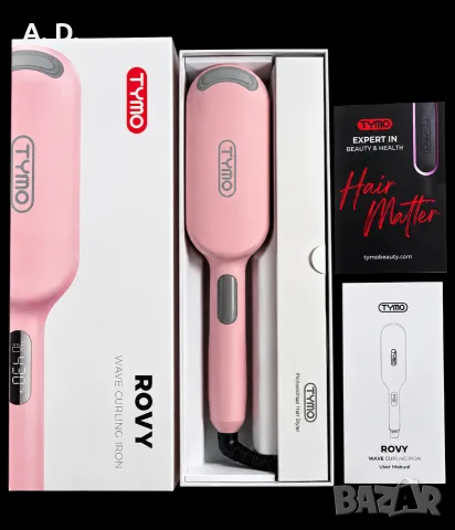 TYMO ROVY Wave Curling Iron – розова