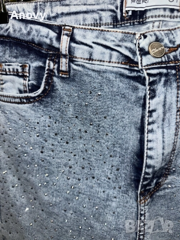 Дънки прав крачол • 39 лв • Размери 25–31, снимка 6 - Дънки - 52595831