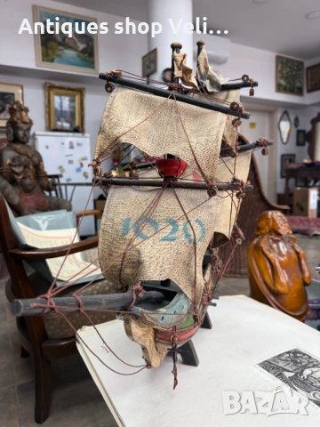 Декоративен ветроходен кораб №7897 , снимка 4 - Други ценни предмети - 53647521