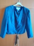 *Art of Silk*Дамски синьо тънко сако с подплънки , снимка 2