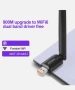 900Mbps WiFi безжична мрежова карта WiFi 6 Bluetooth 5.4 USB адаптер двубандов, снимка 3