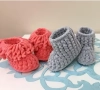 Ръчно плетени терлички в цвят и размер по Ваше желание , снимка 2
