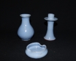 НОВ!!! Комплект ваза, свещник и пепелник, снимка 1 - Вази - 36059804