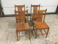 Столове, дървени - 4 броя