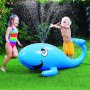 Голям надуваем воден кит спринклер играчка воден спринклер играчка заден двор играчка водни балони д, снимка 1