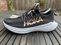$163 Мъжки маратонки HOKA Carbon X3 Black and white 44-45 отлично състояние, снимка 6