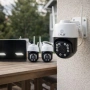 Комплект 4 камери HD с дисплей - интелигентно засичане на движение и сигурност, снимка 2
