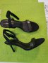 Черни сандали bershka , снимка 1 - Дамски обувки на ток - 42475106