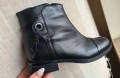 черни боти естествена кожа, снимка 1