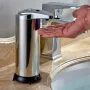 Автоматичен сензорен дозатор за сапун, сребрист, снимка 7