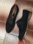 велурени кожени обувки, като нови , тъмносин , 42, снимка 1