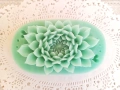 Декоративен карвинг сапун ‘Лотос’, форма тип плочка. 100% ръчна изработка с нож, снимка 1