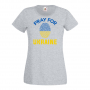 Дамска тениска PRAY FOR UKRAINE,Support Ukraine, снимка 3