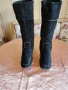 Черни дамски ботуши 42 номер, снимка 1