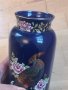 японска порцеланова ваза  Kutani кобалт с позлата , снимка 5