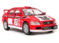 Mitsubishi Lancer Evolution VII WRC - мащаб 1:36 на KinSmart моделът е нов в кутия, снимка 5