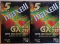 Видеокасети MAXELL GX Black 240 минути, снимка 1