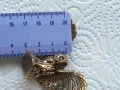 Бронзова малка фигурка на бухал 52512, снимка 8