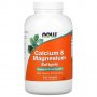 Калций, магнезий, цинк, вит.Д Now Foods, Calcium & Magnesium with Vitamin D-3 and Zinc, 240 Softgels