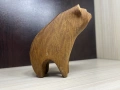 Скандинавска ръчно изработена дървена фигура мечка, снимка 4
