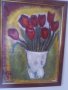 Натюрморт ваза с цветя, Вера Къдринова, снимка 1