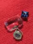 2 СТАРИ КРИСТАЛНИ АРТ ДЕКО МЕДАЛЬОНА РЪЧНА БИЖУТЕРСКА ИЗРАБОТКА БОХЕМСКИ и ПЛАНИНСКИ КРИСТАЛ 26183, снимка 16