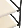 vidaXL Шкаф за съхранение с 6 чекмеджета, 55x29x55 см, кремав, стомана, снимка 7
