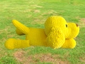 голямо жълто куче #ръчноизработено, снимка 2