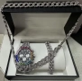 Луксозен комплек бижута,  часовник , гривна и колие, снимка 2