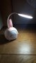 Лампа за четене USB LED Kawaii Rabbit 2в1,Настолна лампа,Детска защита на очите,Карикатура Зайче, снимка 14
