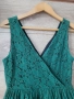 Зелена елегантна рокля Zara, снимка 7