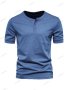 Мъжка тениска Henry Crewneck Short Sleeve T-shirt Men's Slim fit, 6цвята , снимка 4