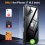 Нов 360° защитен калъф за iPhone 17 с вграден протектор и подсилени ъгли Айфон кейс, снимка 7