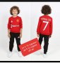 CR7 Manchester United  ❤⚽️ детски екип от две части  суичър без цип и долнище , снимка 2