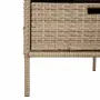 vidaXL Градински шкаф за съхранение бежов 55x59x80 см полиратан, снимка 8
