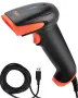 Tera 1D кабелен скенер за баркод, без лазер - безопасен за очите, сканиране с CCD екран Ръчен четец, снимка 1