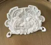 ОР80 Широк орнамент на с чупки крачета силиконов молд форма фондан шоколад гипс декор, снимка 2