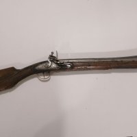 Стара кремъчна пушка, тромблон , снимка 1 - Антикварни и старинни предмети - 42026328