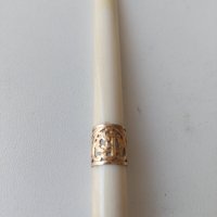 Цигаре-слонова кост и златна 14 каратова гривна, снимка 2 - Колекции - 40838388